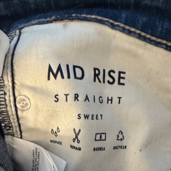 Lucky Brand Dark Blue Women's straight leg size 32/14 new without tags - Picture 5 of 7